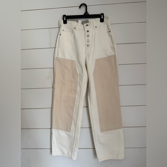 Everlane Womens The Painter Jean Bone White Size sz 27NWT $128 - Picture 6 of 13